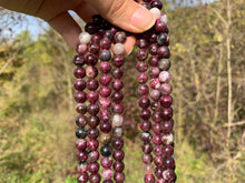 Charger l'image dans la galerie, Perles en tourmaline rubellite entre 6 et 10mm TRD
