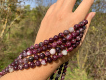 Charger l'image dans la galerie, Perles en tourmaline rubellite entre 6 et 10mm TRD