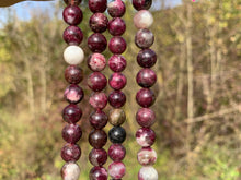 Charger l'image dans la galerie, Perles en tourmaline rubellite entre 6 et 10mm TRD