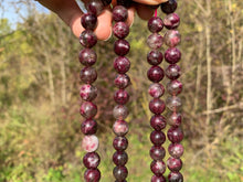 Charger l'image dans la galerie, Perles en tourmaline rubellite entre 6 et 10mm TRD