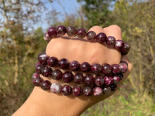 Charger l'image dans la galerie, Perles en tourmaline rubellite entre 6 et 10mm TRD