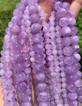 Charger l'image dans la galerie, Perles en améthyste lavande entre 6 et 10mm ALT