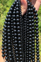 Charger l'image dans la galerie, Perles en spinelle noir entre 4 et 8mm