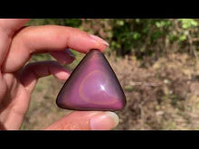 Charger et lire la vidéo dans la visionneuse de la Galerie, Obsidienne Arc-en-ciel / Oeil Céleste 2