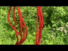 Charger et lire la vidéo dans la visionneuse de la Galerie, Perles en cornaline / agate rouge entre 4 et 14mm CAD