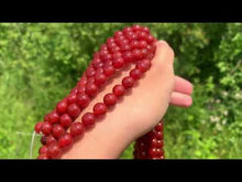 Charger et lire la vidéo dans la visionneuse de la Galerie, Perles en cornaline / agate rouge entre 4 et 14mm CAD