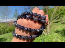 Charger et lire la vidéo dans la visionneuse de la Galerie, Perles en iolite entre 6 et 10mm ID