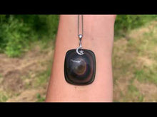 Charger et lire la vidéo dans la visionneuse de la Galerie, Bélière lune et étoile (argentée, dorée, rosée)