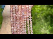 Charger et lire la vidéo dans la visionneuse de la Galerie, Perles en agate fleurie entre 6 et 10mm AFD
