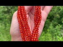 Charger et lire la vidéo dans la visionneuse de la Galerie, Perles en cornaline entre 4 et 14mm