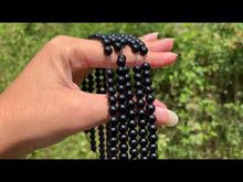 Charger et lire la vidéo dans la visionneuse de la Galerie, Perles en spinelle noir entre 4 et 8mm