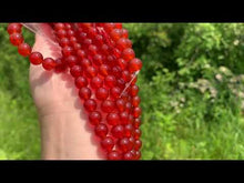 Charger et lire la vidéo dans la visionneuse de la Galerie, Perles en cornaline entre 4 et 14mm