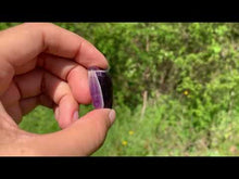 Charger et lire la vidéo dans la visionneuse de la Galerie, Améthyste chevrons 63