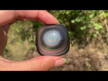 Charger et lire la vidéo dans la visionneuse de la Galerie, VENDU Obsidienne Arc-en-ciel / Oeil Céleste 6