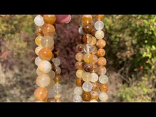 Charger et lire la vidéo dans la visionneuse de la Galerie, Perles en quartz hématoïde jaune entre 6 et 10mm