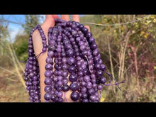 Charger et lire la vidéo dans la visionneuse de la Galerie, Perles en lépidolite entre 6 et 10mm