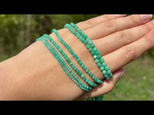 Charger et lire la vidéo dans la visionneuse de la Galerie, Perles en amazonite facettées entre 2 et 4mm