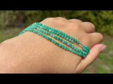 Charger et lire la vidéo dans la visionneuse de la Galerie, Perles en amazonite facettées entre 2 et 4mm
