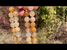 Charger et lire la vidéo dans la visionneuse de la Galerie, Perles en quartz hématoïde jaune entre 6 et 10mm