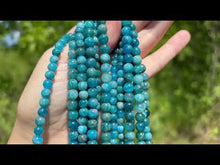 Charger et lire la vidéo dans la visionneuse de la Galerie, Perles en apatite entre 4 et 12mm ABD