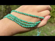 Charger et lire la vidéo dans la visionneuse de la Galerie, Perles en amazonite facettées entre 2 et 4mm