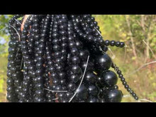 Charger et lire la vidéo dans la visionneuse de la Galerie, Perles en agate noire entre 4 et 20mm