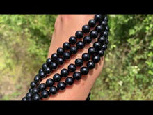 Charger et lire la vidéo dans la visionneuse de la Galerie, Perles en spinelle noir entre 4 et 8mm