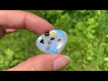 Charger et lire la vidéo dans la visionneuse de la Galerie, Labradorite "blanche d'Inde 23