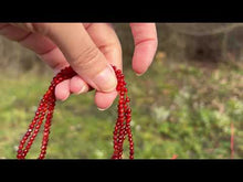 Charger et lire la vidéo dans la visionneuse de la Galerie, Perles en cornaline facettée entre 2 et 4mm