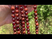 Charger et lire la vidéo dans la visionneuse de la Galerie, Perles en grenat hessonite entre 6 et 10mm