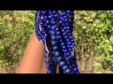 Charger et lire la vidéo dans la visionneuse de la Galerie, Perles en lapis-lazuli entre 4 et 10mm LT