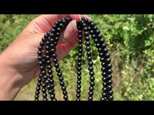 Charger et lire la vidéo dans la visionneuse de la Galerie, Perles en jais entre 6 et 10mm