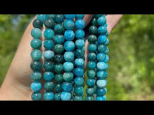 Charger et lire la vidéo dans la visionneuse de la Galerie, Perles en apatite entre 4 et 12mm ABD