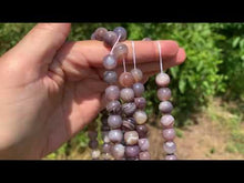 Charger et lire la vidéo dans la visionneuse de la Galerie, Perles en agate du Botswana entre 6 et 10mm ABD