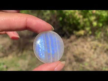 Charger et lire la vidéo dans la visionneuse de la Galerie, VENDU Labradorite blanche d'Afrique 48