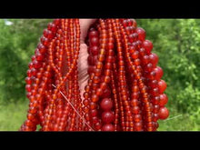 Charger et lire la vidéo dans la visionneuse de la Galerie, Perles en cornaline entre 4 et 14mm