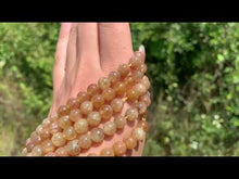 Charger et lire la vidéo dans la visionneuse de la Galerie, Perles en apatite jaune entre 4 et 8-9mm