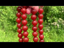 Charger et lire la vidéo dans la visionneuse de la Galerie, Perles en cornaline / agate rouge entre 4 et 14mm CAT