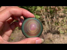 Charger et lire la vidéo dans la visionneuse de la Galerie, VENDU Obsidienne Arc-en-ciel / Oeil Céleste 4