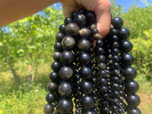 Charger l'image dans la galerie, Perles en obsidienne dorée entre 4 et 20mm