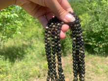 Charger l'image dans la galerie, Perles en obsidienne dorée entre 4 et 20mm