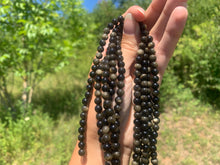 Charger l'image dans la galerie, Perles en obsidienne dorée entre 4 et 20mm