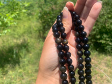 Charger l'image dans la galerie, Perles en obsidienne dorée entre 4 et 20mm