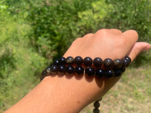 Charger l'image dans la galerie, Perles en obsidienne dorée entre 4 et 20mm