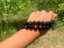Charger l'image dans la galerie, Perles en obsidienne dorée entre 4 et 20mm