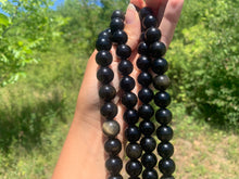 Charger l'image dans la galerie, Perles en obsidienne dorée entre 4 et 20mm
