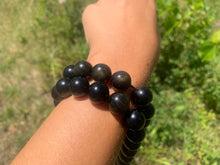 Charger l'image dans la galerie, Perles en obsidienne dorée entre 4 et 20mm