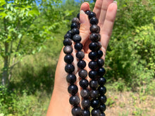 Charger l'image dans la galerie, Perles en obsidienne argentée entre 4 et 18mm OAU