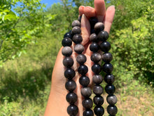 Charger l'image dans la galerie, Perles en obsidienne argentée entre 4 et 18mm OAU