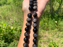 Charger l'image dans la galerie, Perles en obsidienne argentée entre 4 et 18mm OAU